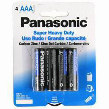 Picture of Panasonic AAA Super Heavy Duty Battery Four-Pack