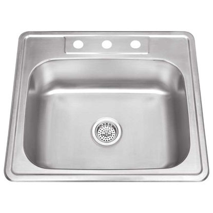 Picture of T25226 Single Bowl Sink SS 3Hole