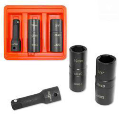 Picture of 3pc 1/2" Dr. Thin Wall Flip Impact Socket Set