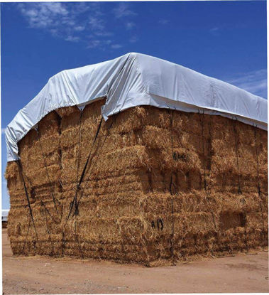 Picture of 33-Ft X 48-ft White Hay AG Cover Polyethylene Tarp
