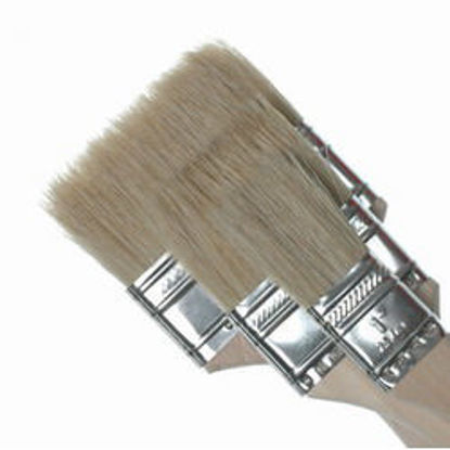 Picture of 3" Chip Brush White Bristle Palinwood Handle