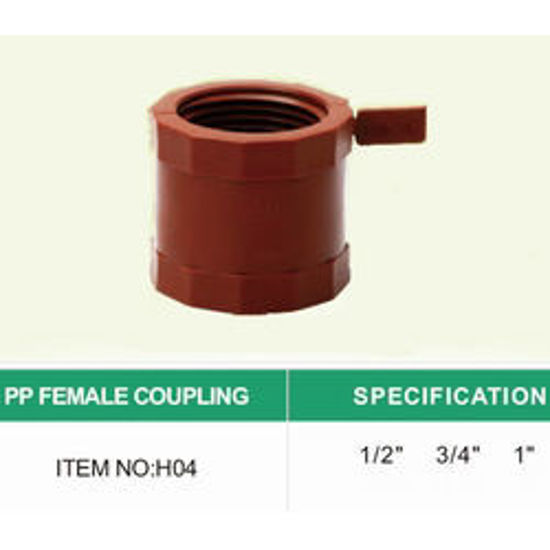Picture of PP Female Coupling 1"