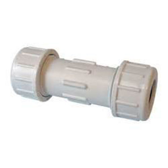 Picture of PVC Compression Coupling-1-1/2"