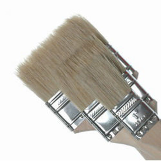 Picture of 1-1/2" Chip Brush White Bristle Palinwood Handle