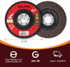 Picture of 4-1/2" Flap Discs, 7/8" Arbor Size, 80 Grit, Grinding Disc and Flap Sanding Disc