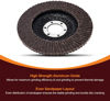 Picture of 4-1/4" Flap Discs, 7/8" Arbor Size, 80 Grit, Grinding Disc and Flap Sanding Disc BTH013