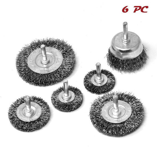 Picture of 6pc XTH007 Wire Wheel  (2-1-1/2", 2", 2-1/2", 3", 2" Cup)