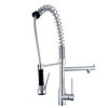 Picture of F9466 16" Single Handle Pull Out Spring Kitchen Faucet, Chrome