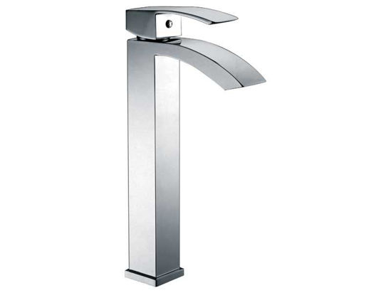 Picture of F40200HBN Brushed Nickel Single Handle Vessel Faucet