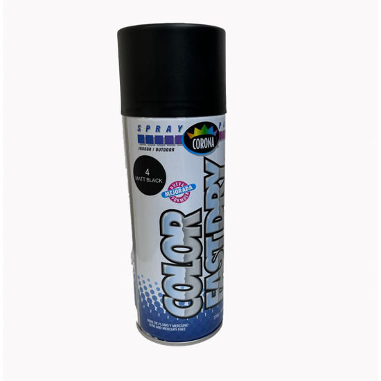 Picture of Corona Black Matte Spray Paint