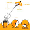 Picture of Electric Concrete Cement Mixer Thinset Mortar Grout Plaster Cement Drill Stirring Tool 1400W Adjustable Handheld Mixer